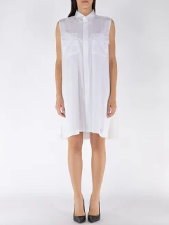 SACAI Abiti<ABITO A CAMICIA THOMAS MASON Bianco
