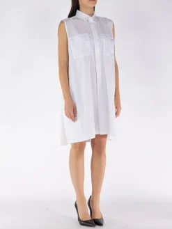 SACAI Abiti<ABITO A CAMICIA THOMAS MASON Bianco