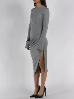 JW ANDERSON Abiti<ABITO ASYMMETRIC DRAPED Grigio