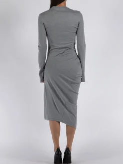 JW ANDERSON Abiti<ABITO ASYMMETRIC DRAPED Grigio