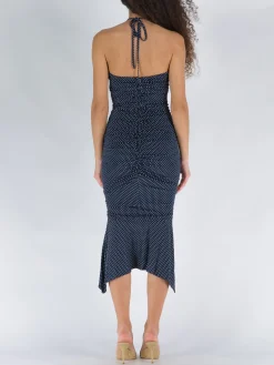ALEXANDRE VAUTHIER Abiti<ABITO BUSTIER MIDI Bianco, Blu
