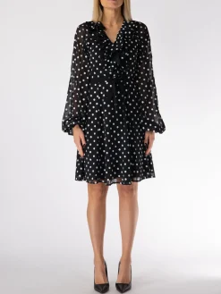 ROTATE BIRGER CHRISTENSEN Abiti<ABITO CORTO CON RUCHES Bianco, Nero