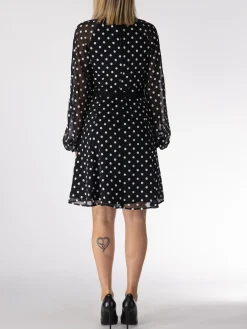 ROTATE BIRGER CHRISTENSEN Abiti<ABITO CORTO CON RUCHES Bianco, Nero