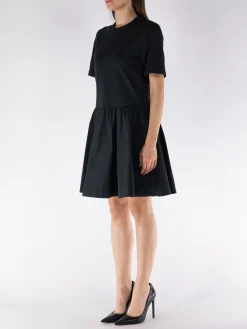 MONCLER Abiti<ABITO CORTO IN COTONE Nero