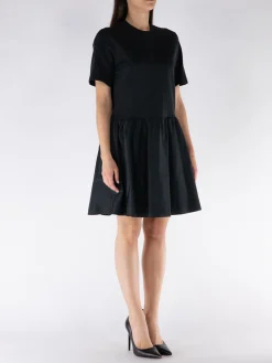 MONCLER Abiti<ABITO CORTO IN COTONE Nero