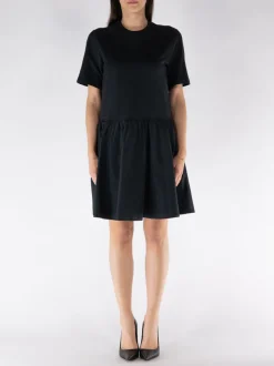 MONCLER Abiti<ABITO CORTO IN COTONE Nero