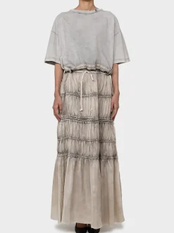 MAISON MIHARA YASUHIRO Abiti<ABITO DOCKING Beige, Grigio