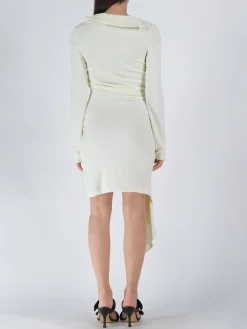 OFF-WHITE Abiti<ABITO DRAPPED Bianco
