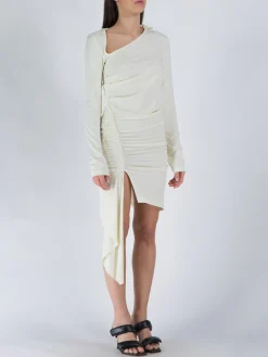 OFF-WHITE Abiti<ABITO DRAPPED Bianco