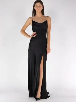 SIMKHAI Abiti<ABITO FINLEY SATIN Nero
