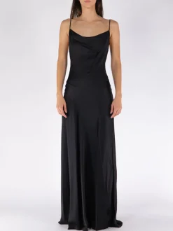 SIMKHAI Abiti<ABITO FINLEY SATIN Nero