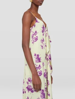 JIL SANDER Abiti<ABITO FLOWER Beige, Viola