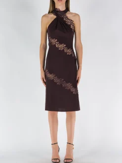 STELLA MCCARTNEY Abiti<ABITO HALTERNECK LACE DRESS Viola