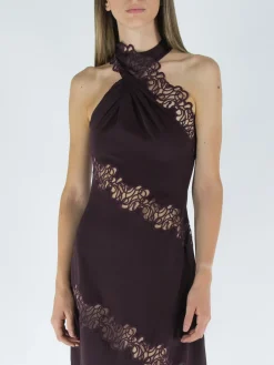 STELLA MCCARTNEY Abiti<ABITO HALTERNECK LACE DRESS Viola