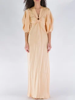 STELLA MCCARTNEY Abiti<ABITO IN RASO Arancione