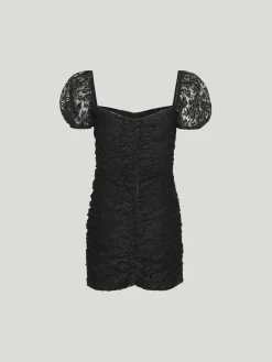 ROTATE BIRGER CHRISTENSEN Abiti<ABITO LACE PUFF SLEEVE Nero
