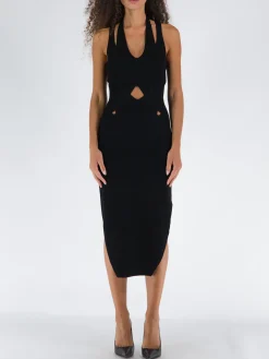 DION LEE Abiti<ABITO LOCK SLIT DRESS Nero