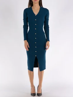 LANVIN Abiti<ABITO LUNGO OPEN SHOULDER Blu