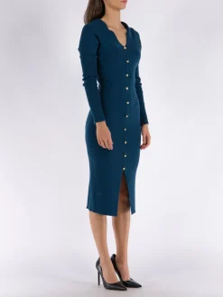 LANVIN Abiti<ABITO LUNGO OPEN SHOULDER Blu