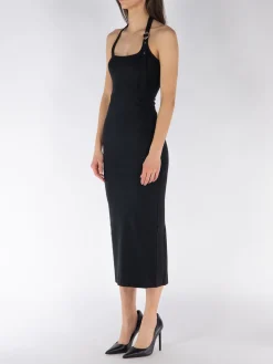 THE ATTICO Abiti<ABITO MIDI Nero