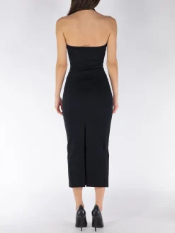 THE ATTICO Abiti<ABITO MIDI Nero