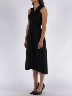 VICTORIA BECKHAM Abiti<ABITO MIDI Nero