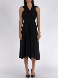 VICTORIA BECKHAM Abiti<ABITO MIDI Nero