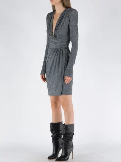 ALEXANDRE VAUTHIER Abiti<ABITO MIDI GLITTER Grigio
