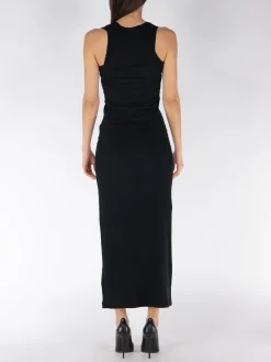JIL SANDER Abiti<ABITO MIDI IN MAGLIA Nero