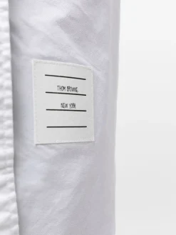THOM BROWNE Abiti<ABITO MIDI POINT COLLAR Bianco