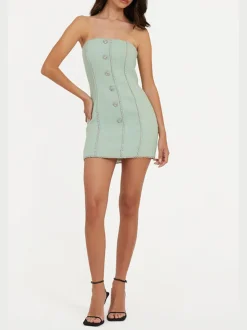 ROTATE BIRGER CHRISTENSEN Abiti<ABITO MINI BOUCLE Verde