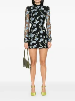 ROTATE BIRGER CHRISTENSEN Abiti<ABITO MINI MESH Azzurro, Nero