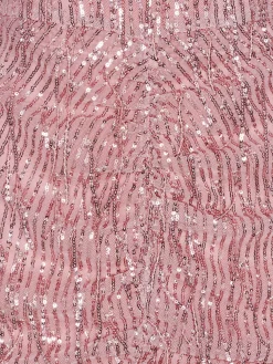 ROTATE BIRGER CHRISTENSEN Abiti<ABITO MINI SEQUIN FRINGE Rosa
