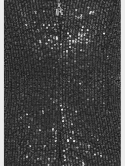ROTATE BIRGER CHRISTENSEN Abiti<ABITO MINI TWILL SEQUIN Nero