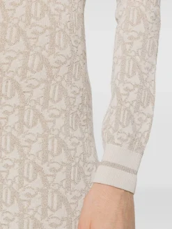 PALM ANGELS Abiti<ABITO MONOGRAM JACQUARD MINI Bianco