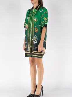 CASABLANCA Abiti<ABITO PRINTED SHIFT Verde