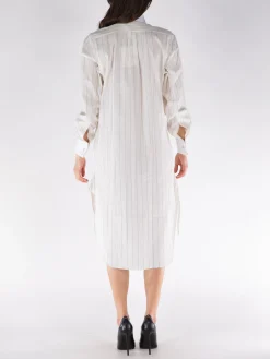 WALES BONNER Abiti<ABITO RISE CAMICIA Beige, Bianco
