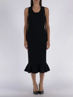 JW ANDERSON Abiti<ABITO RUFFLED HEM Nero