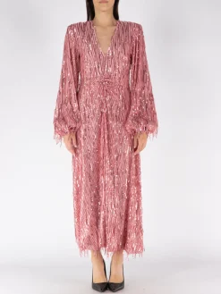 ROTATE BIRGER CHRISTENSEN Abiti<ABITO SEQUIN MIDI Rosa