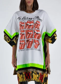 JUNYA WATANABE Abiti<ABITO THE ROLLING STONES Bianco, Giallo, Multicolor, Nero, Rosso, Verde, Fluo