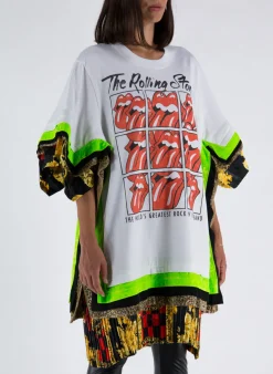 JUNYA WATANABE Abiti<ABITO THE ROLLING STONES Bianco, Giallo, Multicolor, Nero, Rosso, Verde, Fluo