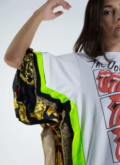 JUNYA WATANABE Abiti<ABITO THE ROLLING STONES Bianco, Giallo, Multicolor, Nero, Rosso, Verde, Fluo
