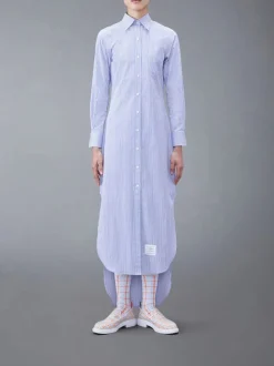 THOM BROWNE Abiti<ABITO TROUSER LENGTH BUTTON DOWN POINT COLLAR Azzurro