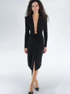 ALEXANDRE VAUTHIER Abiti<ABITO V-NECK MINI DRESS Nero