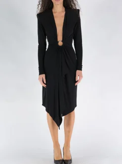 ALEXANDRE VAUTHIER Abiti<ABITO V-NECK MINI DRESS Nero