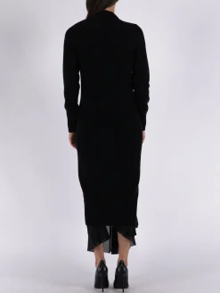 SACAI Abiti<ABITO WOOL KNIT Nero