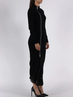 SACAI Abiti<ABITO WOOL KNIT Nero