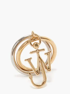 JW ANDERSON Anelli<ANELLO MULTI-LOOP ANCHOR RING Giallo