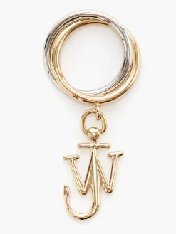 JW ANDERSON Anelli<ANELLO MULTI-LOOP ANCHOR RING Giallo
