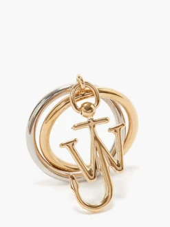 JW ANDERSON Anelli<ANELLO MULTI-LOOP ANCHOR RING Giallo